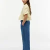Pantaloni a gamba larga in chambray per bambini