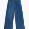 Pantaloni a gamba larga in chambray per bambini