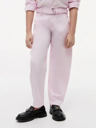 Pantaloni a zampa con cintura per bambina