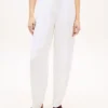 Pantaloni a zampa in misto lino sartoriali Pantaloni a zampa in misto lino sartoriali