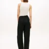 Pantaloni a zampa in misto lino sartoriali Pantaloni a zampa in misto lino sartoriali
