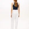 Pantaloni a zampa in misto lino sartoriali Pantaloni a zampa in misto lino sartoriali
