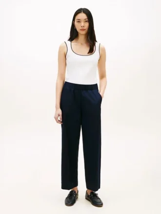 Pantaloni alla caviglia a gamba larga