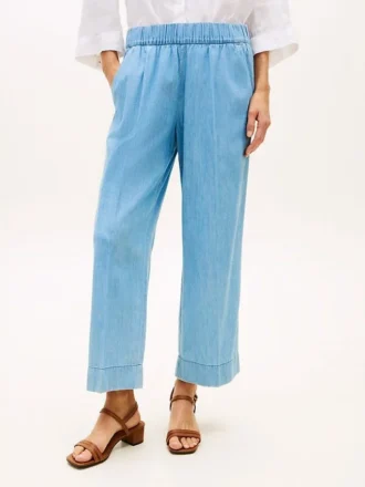 Pantaloni alla caviglia a gamba larga