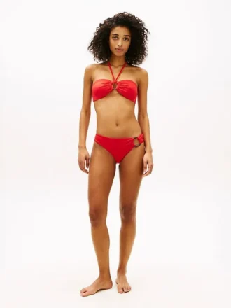 Pantaloni bikini classici con anello