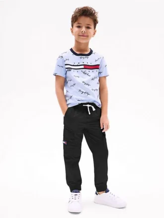 Pantaloni cargo elasticizzati da bambino