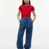 Pantaloni cargo jogger in chino elasticizzato per bambini