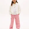 Pantaloni cargo jogger in chino elasticizzato per bambini Pantaloni cargo jogger in chino elasticizzato per bambini