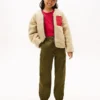 Pantaloni cargo jogger in chino elasticizzato per bambini