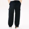 Pantaloni cargo jogger in chino elasticizzato per bambini