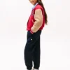 Pantaloni cargo jogger in chino elasticizzato per bambini