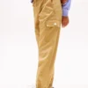 Pantaloni cargo jogger in chino elasticizzato per bambini