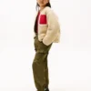 Pantaloni cargo jogger in chino elasticizzato per bambini