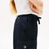 Pantaloni cargo jogger in chino elasticizzato per bambini