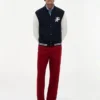 Pantaloni chino in gabardine elasticizzata tinti in capo New York Label Pantaloni chino in gabardine elasticizzata tinti in capo New York Label