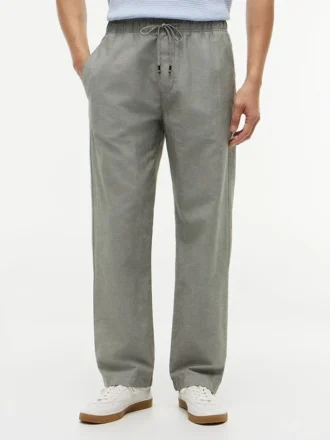 Pantaloni comodi in misto cotone e lino Pantaloni comodi in misto cotone e lino
