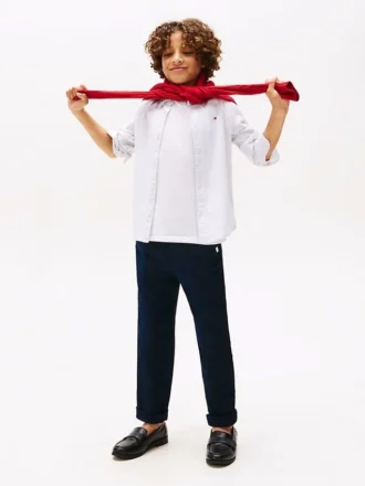 Pantaloni comodi in misto lino per bambini
