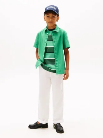 Pantaloni comodi in misto lino per bambini