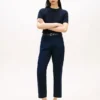 Pantaloni con tasche in cotone elasticizzato Pantaloni con tasche in cotone elasticizzato