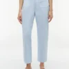 Pantaloni con tasche in cotone elasticizzato Pantaloni con tasche in cotone elasticizzato
