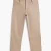 Pantaloni con tasche in cotone elasticizzato Pantaloni con tasche in cotone elasticizzato