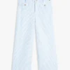 Pantaloni con tasche in cotone elasticizzato Pantaloni con tasche in cotone elasticizzato