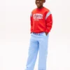 Pantaloni da bambino in cotone fiammato