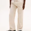 Pantaloni da bambino in cotone fiammato