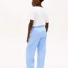 Pantaloni da bambino in cotone fiammato