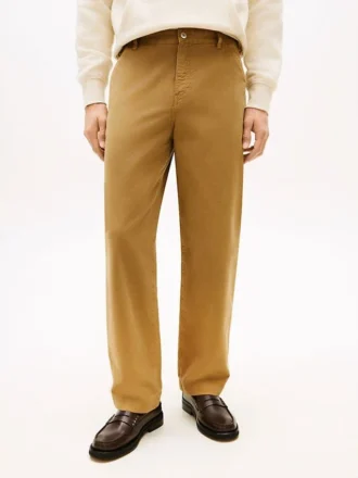 Pantaloni da carpentiere in taglia regolare tinti in capo