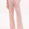 Pantaloni da notte a righe in seersucker Pantaloni da notte a righe in seersucker
