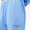 Pantaloni da notte in piqué con logo Hilfiger