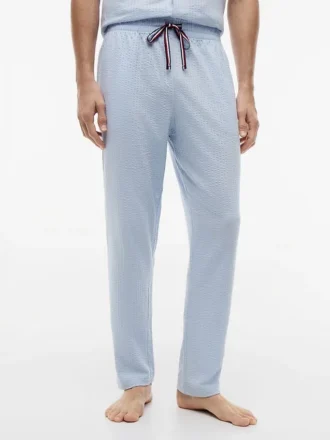Pantaloni da notte in seersucker
