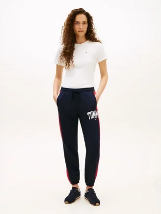 Pantaloni della tuta a blocchi di colore con logo Varsity Tommy