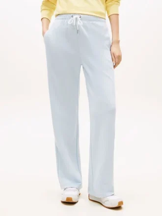 Pantaloni della tuta a gamba larga con interno spazzolato