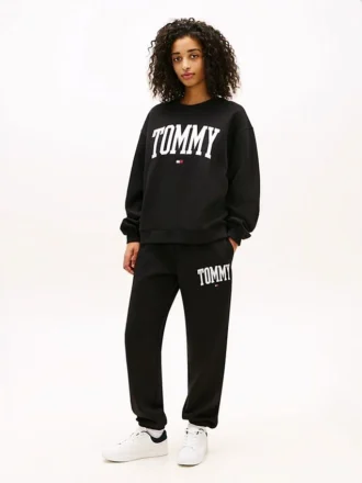 Pantaloni della tuta con logo Tommy in stile college