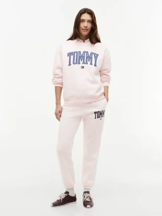 Pantaloni della tuta con logo Tommy in stile college