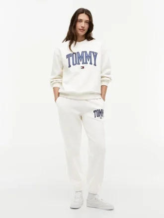 Pantaloni della tuta con logo Tommy in stile college