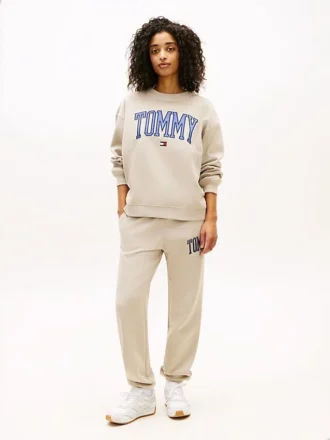 Pantaloni della tuta con logo Tommy in stile college