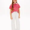 Pantaloni della tuta da bambino con logo a stella in strass Pantaloni della tuta da bambino con logo a stella in strass