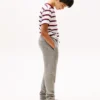 Pantaloni della tuta in felpa spazzolata da college per bambini Pantaloni della tuta in felpa spazzolata da college per bambini