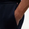 Pantaloni della tuta in felpa spazzolata dal taglio comodo Pantaloni della tuta in felpa spazzolata dal taglio comodo