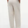 Pantaloni della tuta in spugna con logo script dal taglio morbido Pantaloni della tuta in spugna con logo script dal taglio morbido