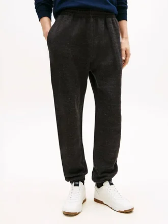 Pantaloni della tuta melange con logo Hilfiger Crest
