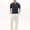 Pantaloni della tuta melange con logo Hilfiger Crest Pantaloni della tuta melange con logo Hilfiger Crest