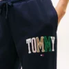 Pantaloni della tuta multicolori con logo Tommy in stile college Pantaloni della tuta multicolori con logo Tommy in stile college