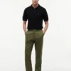 Pantaloni Dobby con elastico in vita Pantaloni Dobby con elastico in vita