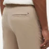 Pantaloni Dobby con elastico in vita