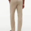 Pantaloni Dobby con elastico in vita