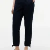 Pantaloni elasticizzati in misto lino e cotone Pantaloni elasticizzati in misto lino e cotone